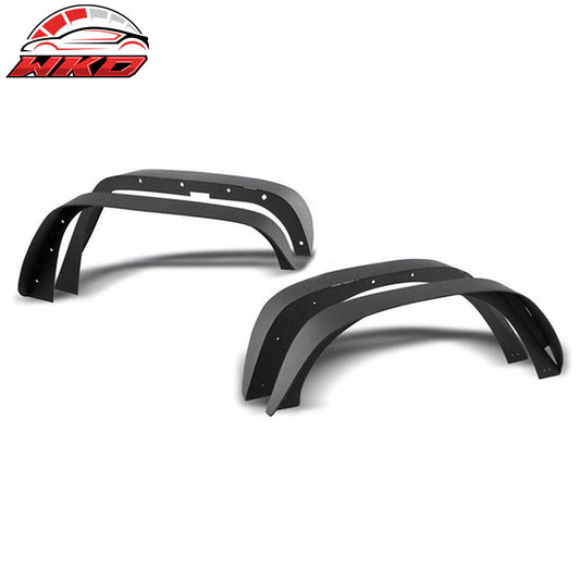 Wholesale 07-17 Jeep Wrangler JK Flat Style Steel Fender Flares Wheel Cover 4PCS