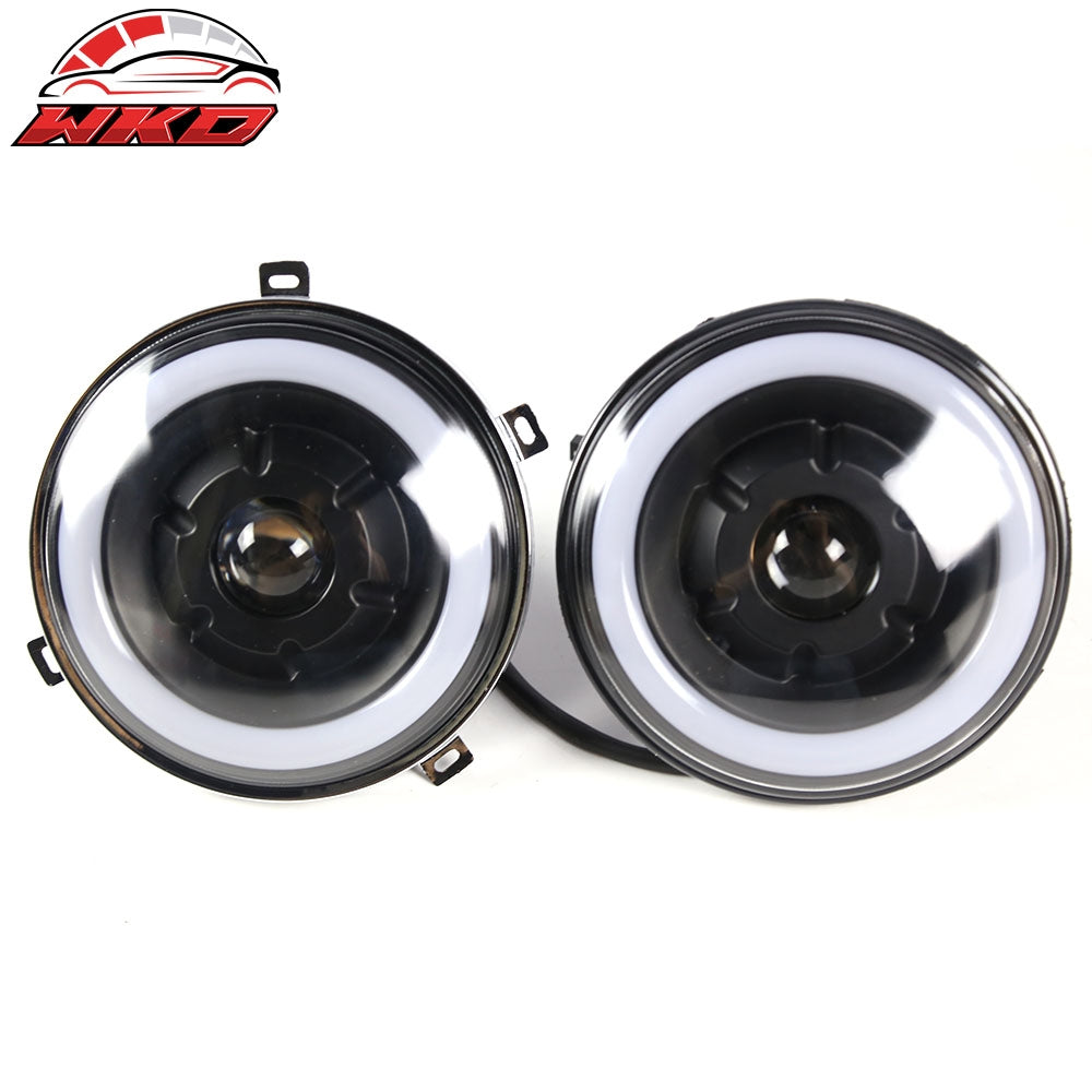 Wholesale 97-16 Jeep Wrangler 7 Inch Halo Angel Eyes LED Projector Headlights 2PC