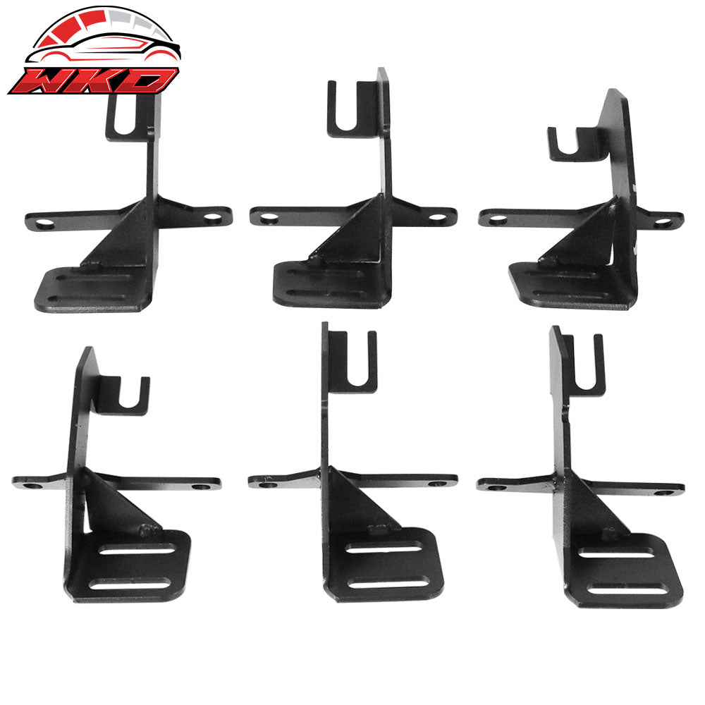 Fits 07-18 Jeep Wrangler 4Dr BZ Style Side Step Bars