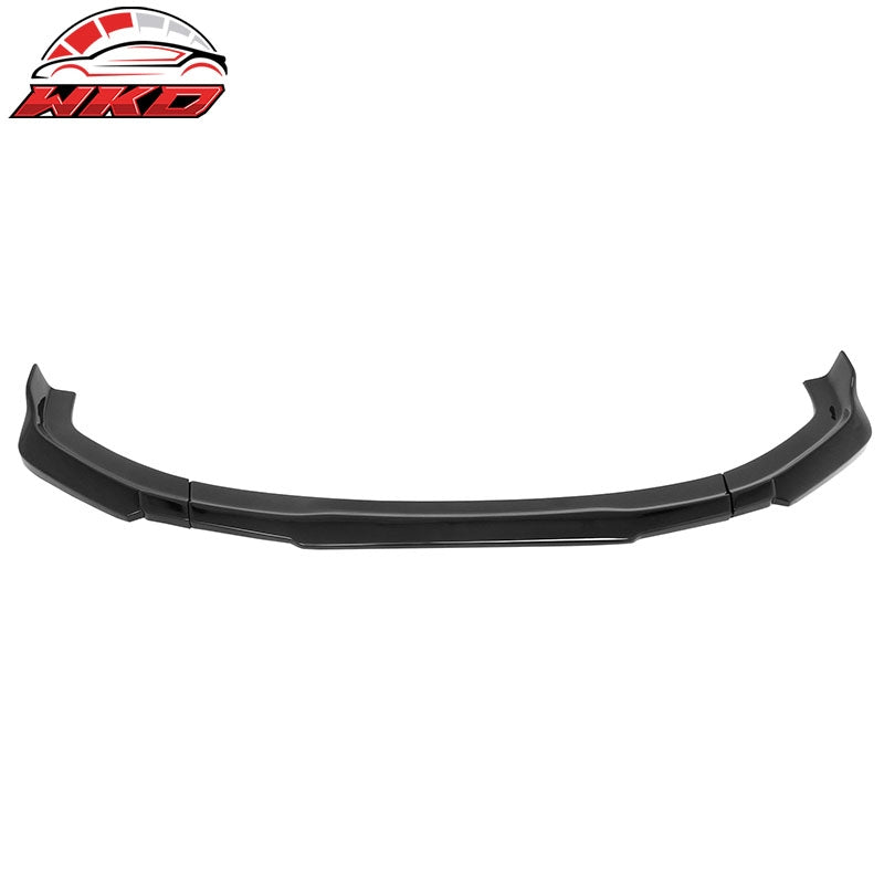 Fits 22-24 Kia Carnival IKON Style Front Bumper Lip Chin Spoiler Gloss Black