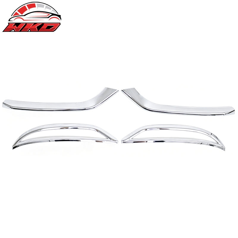 Wholesale 14-16 Kia Forte Chrome Fog Lights Garnish+ Rear Reflector Lights Bezels