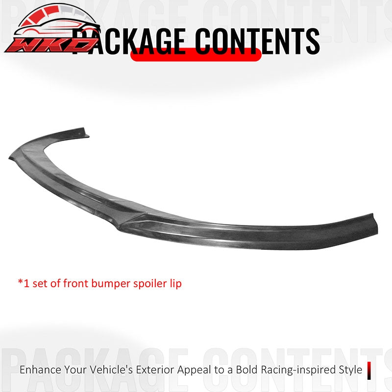 Fits 25-26 Kia K5 GT GT-Line Front Bumper Lip GT Style 3PCS Spoiler Unpainted PU