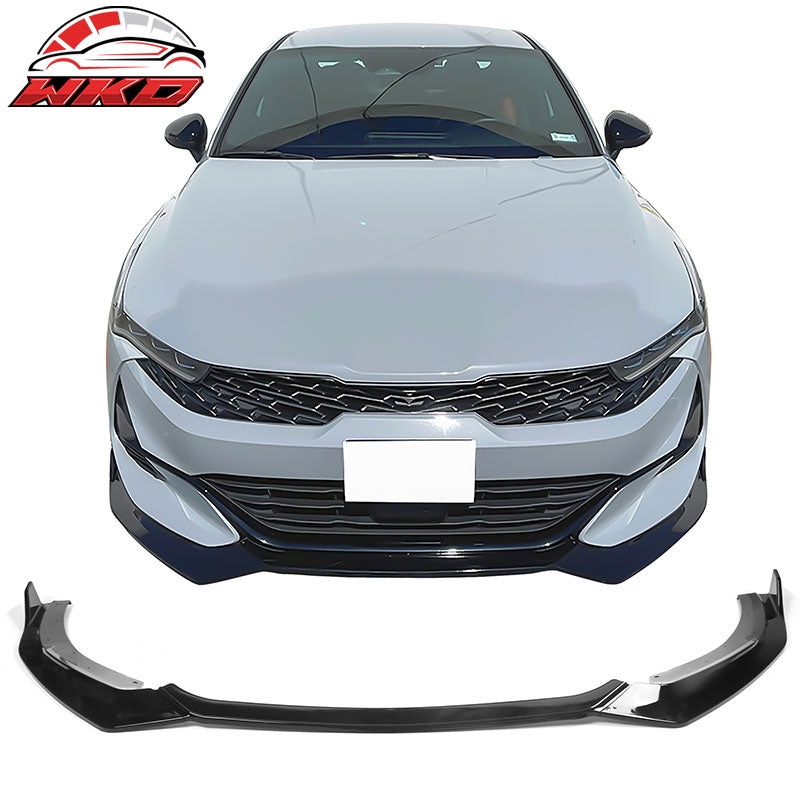 Wholesale  21-24 Kia K5 GT-Line Sedan PP 3PCS Front Bumper Lip Spoiler Gloss Black