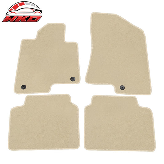 Wholesale 21-26 Kia K5 Optima 4PCS Auto Car Front Rear Floor Mats Carpets Nylon Beige
