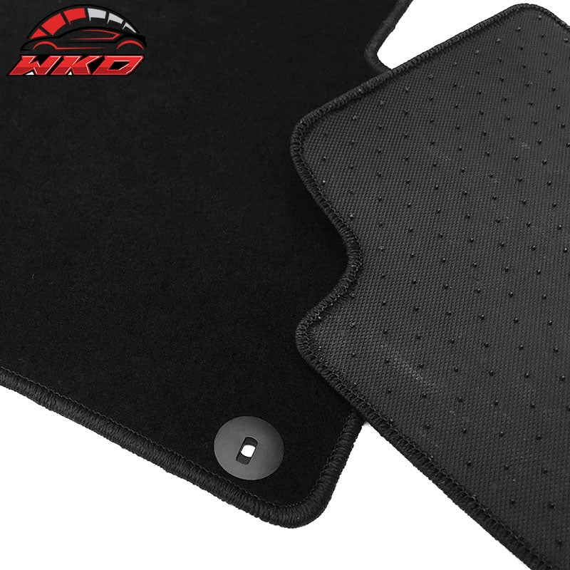 Fits 21-26 Kia K5 Optima 4PCS Auto Car Front Rear Floor Mats Carpets Nylon Black