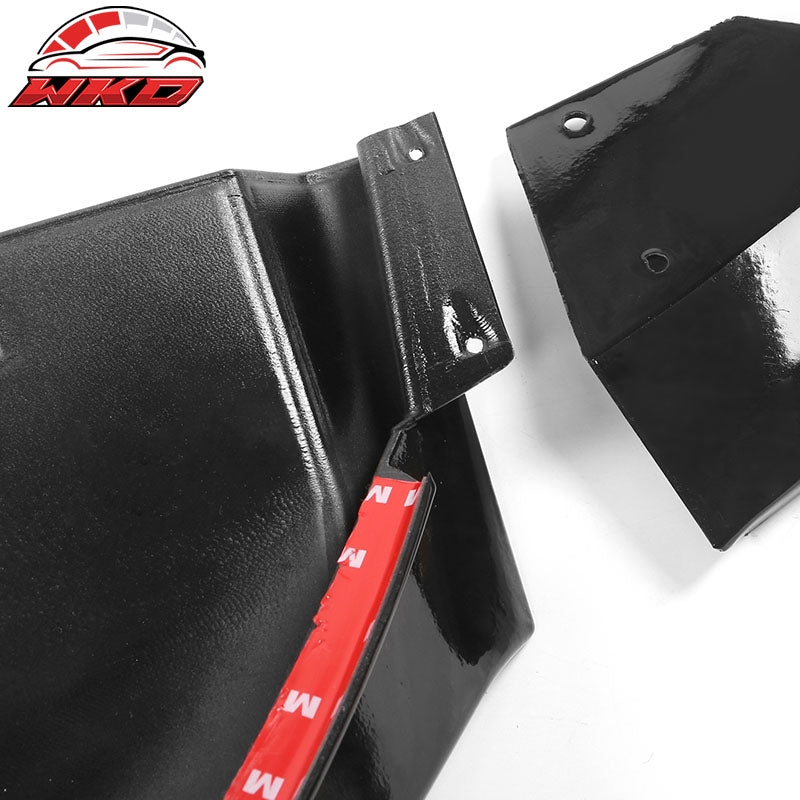 Fits 21-24 Kia K5 GT-Line 3PCS Rear Bumper Lip Diffuser Spoiler Gloss Black PP