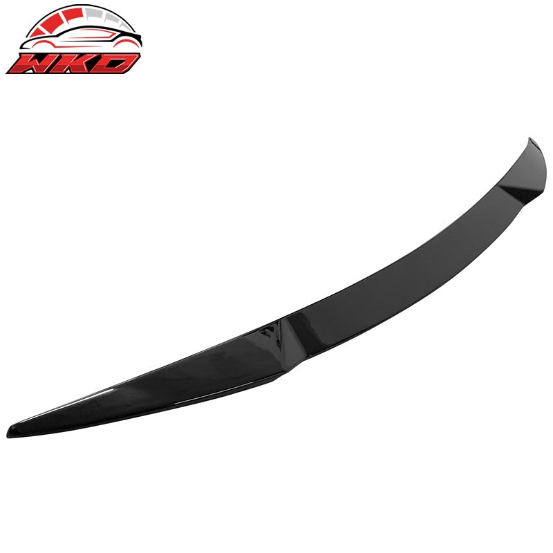 Fits 2021-2024 Kia K5 V Style Gloss Black Rear Trunk Spoiler Wing Lip - ABS