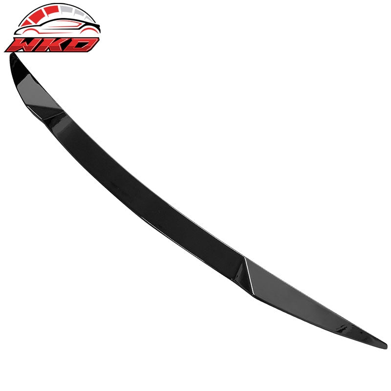 Fits 2021-2024 Kia K5 V Style Gloss Black Rear Trunk Spoiler Wing Lip - ABS