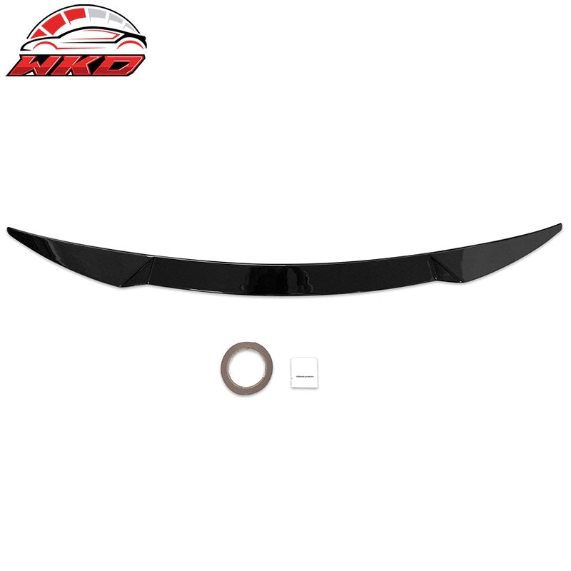 Fits 2021-2024 Kia K5 V Style Gloss Black Rear Trunk Spoiler Wing Lip - ABS
