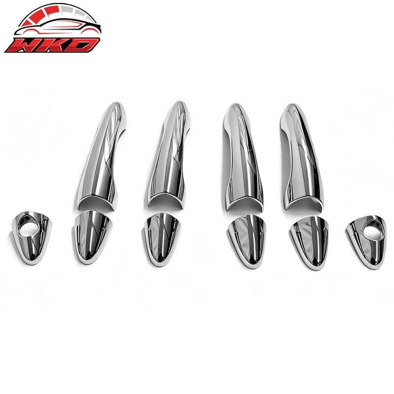 Fits 11-15 Kia Optima Chrome ABS Door Handle Covers Trims w/ 1 or 2 Key Holes