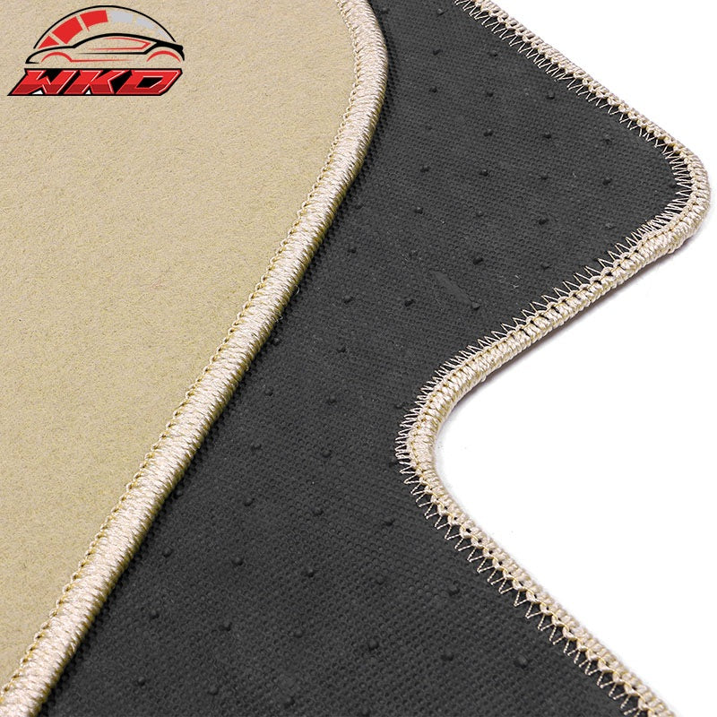 Fits 11-15 Kia Optima Nylon Floor Mat Front Rear Anti-Slip Auto Carpet Beige 4PC