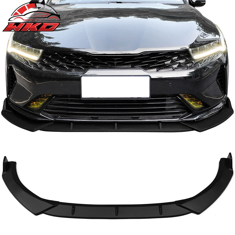 Wholesale 21-27 Kia Optima K5 EX LX GT Matte Black 3PC Front Bumper Lip PP Spoiler