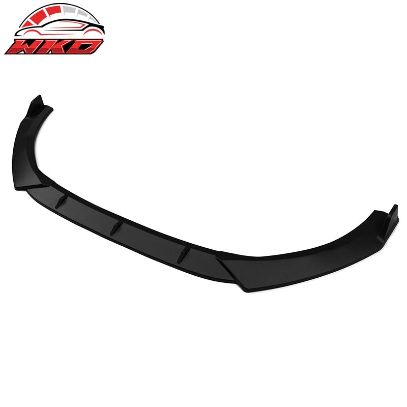 Fits 21-27 Kia Optima K5 EX LX GT Matte Black 3PC Front Bumper Lip PP Spoiler