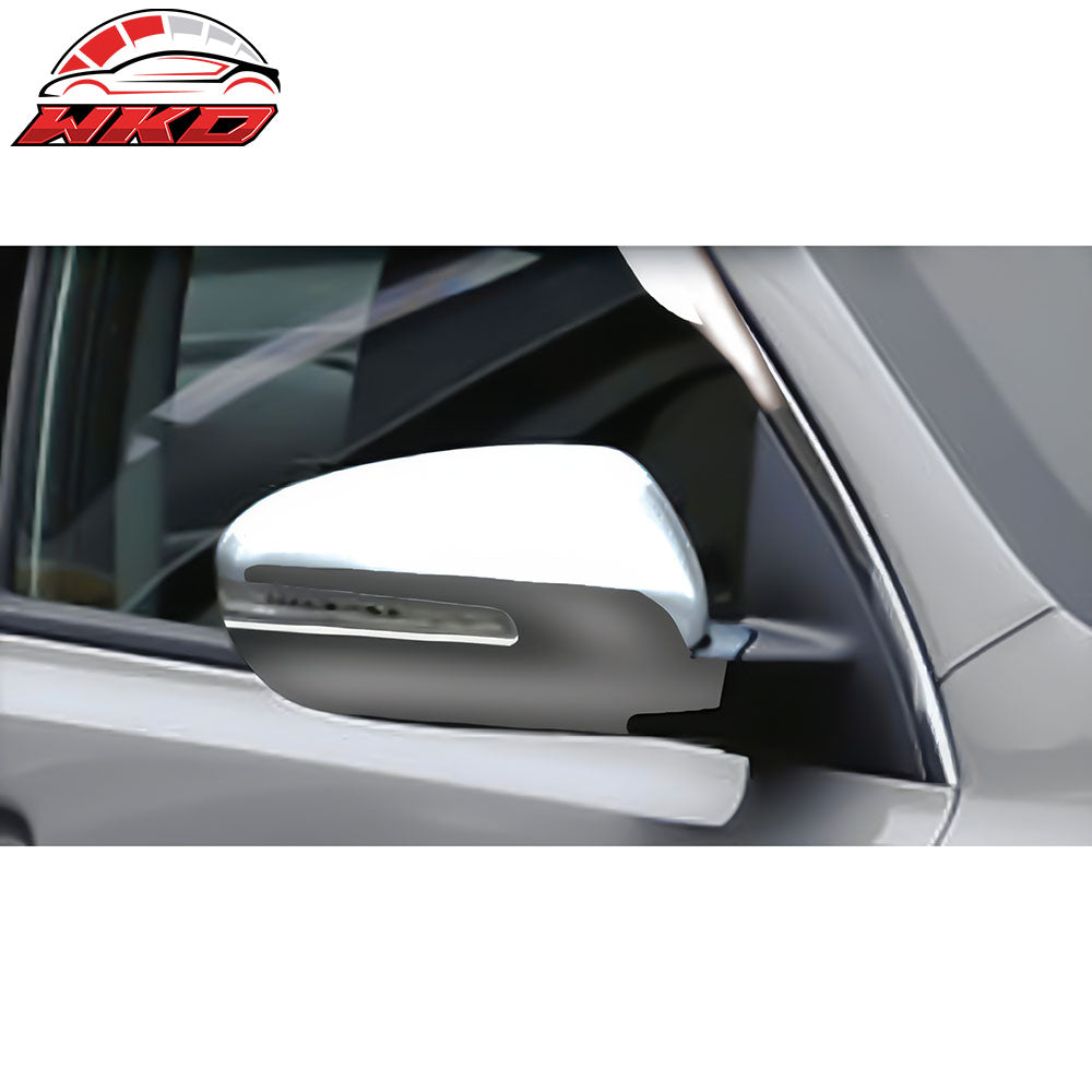 Fits 11-15 Kia Optima LX EX SX Rear Side View Mirror Covers Overlay Chrome ABS