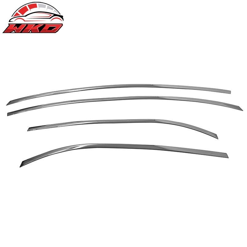 Wholesale 12-17 Kia Rio Hatchback Window Visors Vent Rain Sun Guard Deflectors Chrome