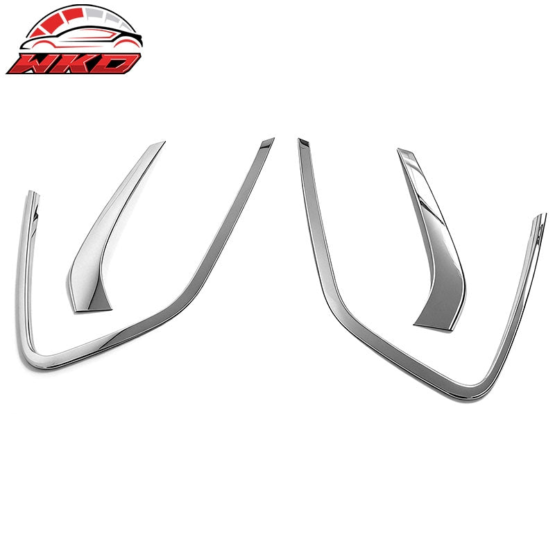 Fits 2007-2012 Kia Rondo C Pillar Molding Trims Garnish Cover Chrome ABS 2PCS
