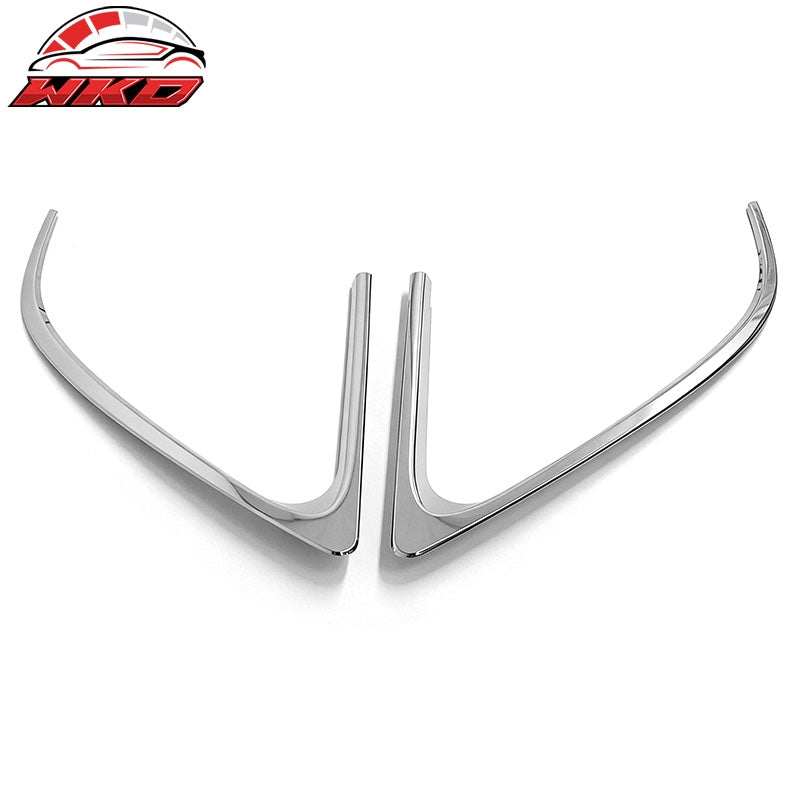 Fits 2011-2015 Kia Sorento C Pillar Molding Trims Garnish Cover Chrome ABS 2PCS