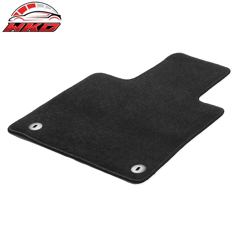 Fits 21-26 Kia Sorento 4-Door Front & Rear Floor Mats Carpet Nylon 3PCS - Black