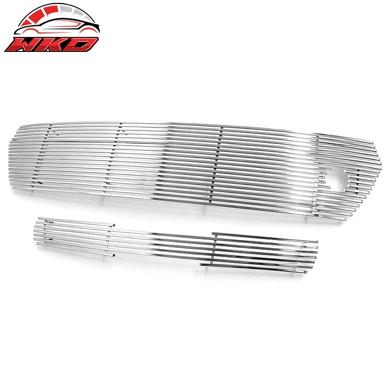 Fits 2014-2016 Kia Soul Billet Style Front Bumper Grille Chrome Stainless Steel