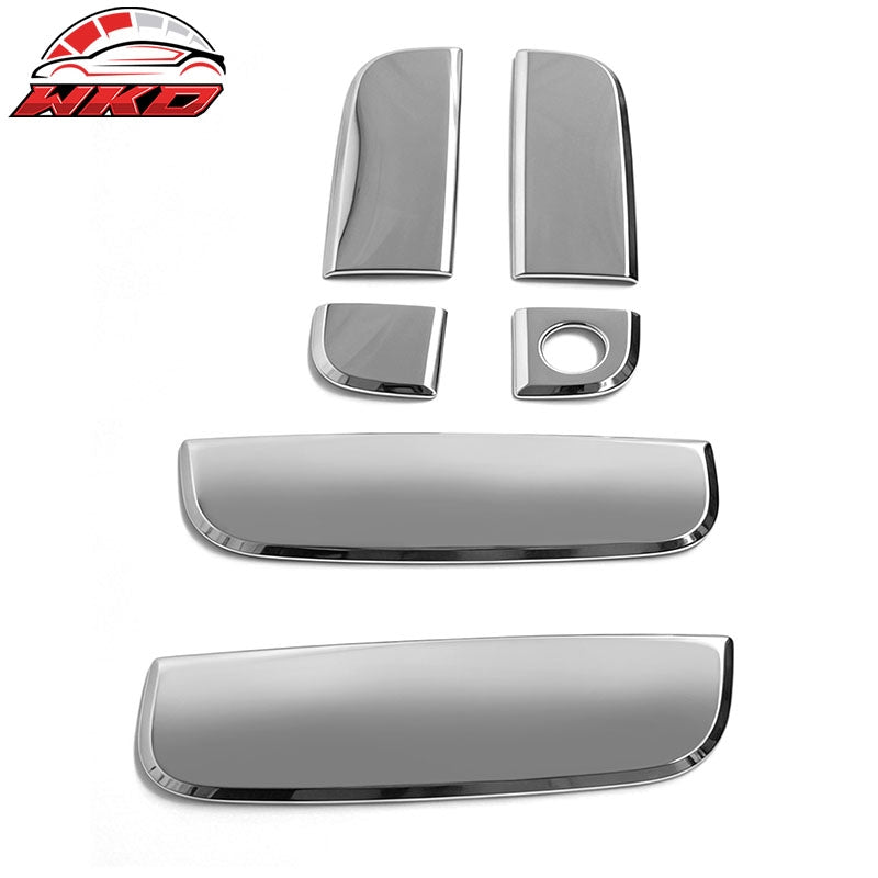 Wholesale Fits 10-13 Kia Soul Chrome Door Handle Covers w/ 1 Key Hole Caps Trim Protector