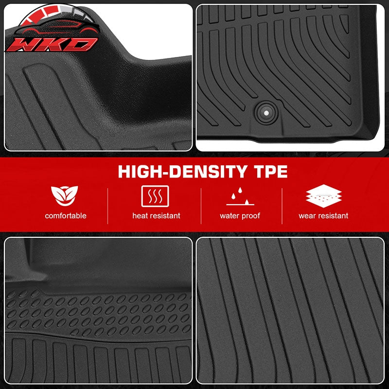 Fits 14-19 Kia Soul Hatchback 3D Anti-Slip Floor Mats All Weather TPE Carpet 3PC