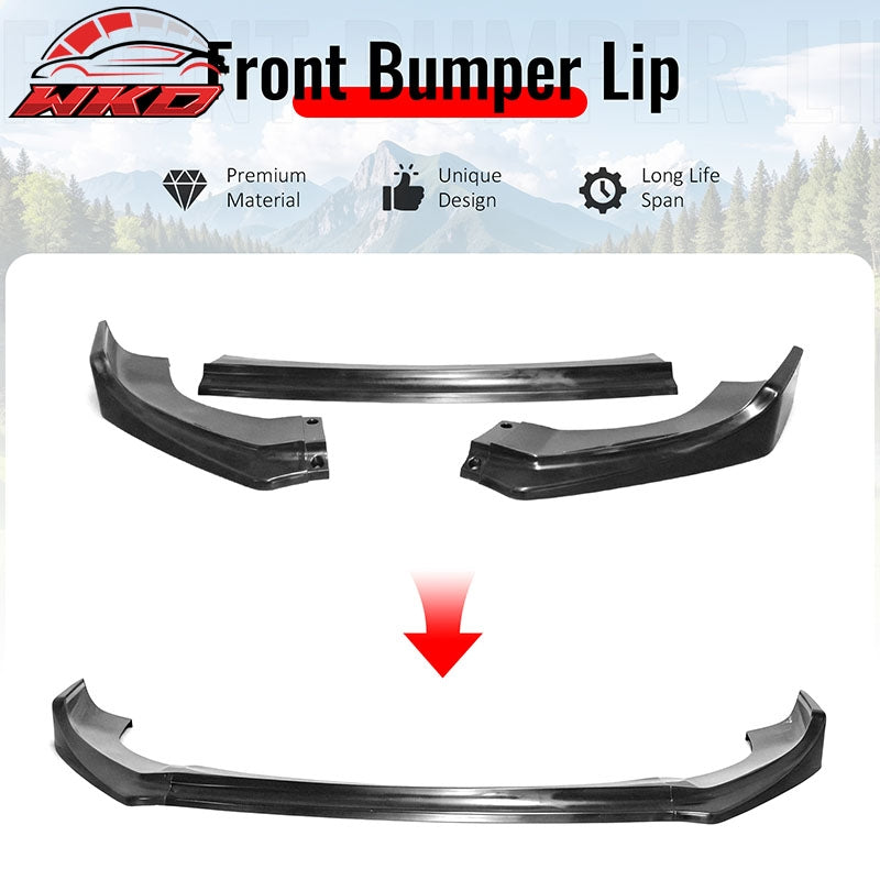 Wholesale 23-25 Kia Soul IKCS Style 3PCS Front Bumper Lip Lower Spoiler Unpainted PU - Wikond Auto