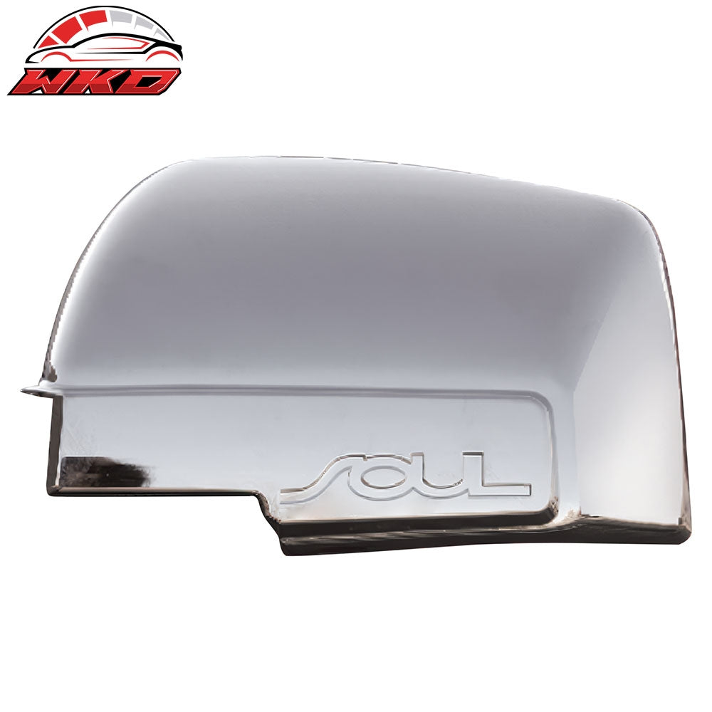 Wholesale 10-13 Kia Soul 2PCS Side Mirror Cover Replacement W/SOUL Signature Chrome