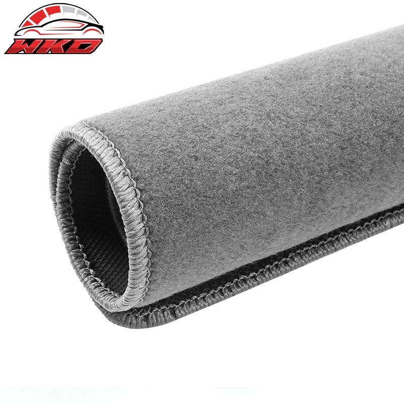 Fits 18-23 Kia Stinger 1st 2nd Row Floor Mats Liners Carpets Gray Nylon 4PC Set