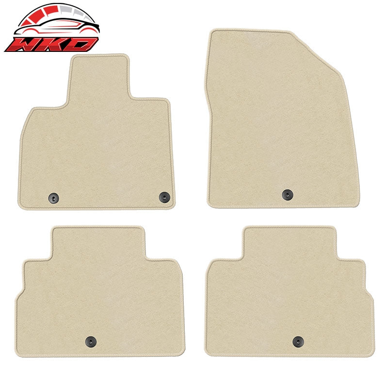 Wholesale 20-25 Kia Telluride 4DR Front & Rear Floor Mats Carpet Nylon 4PCS - Beige