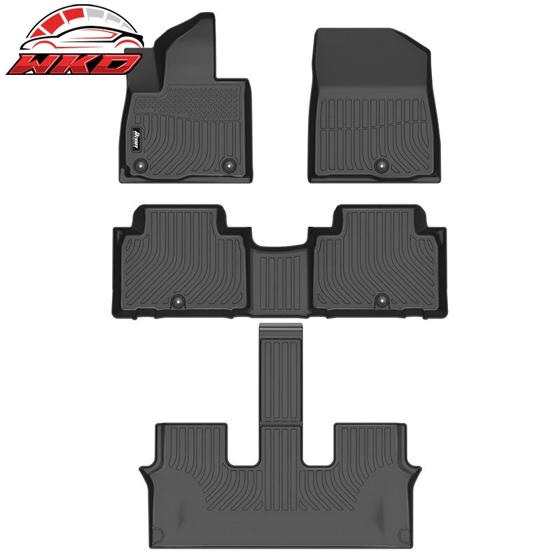 Wholesale 2027 Kia Telluride Gas TPE All Weather 3D Floor Mats Cargo Liner Carpets