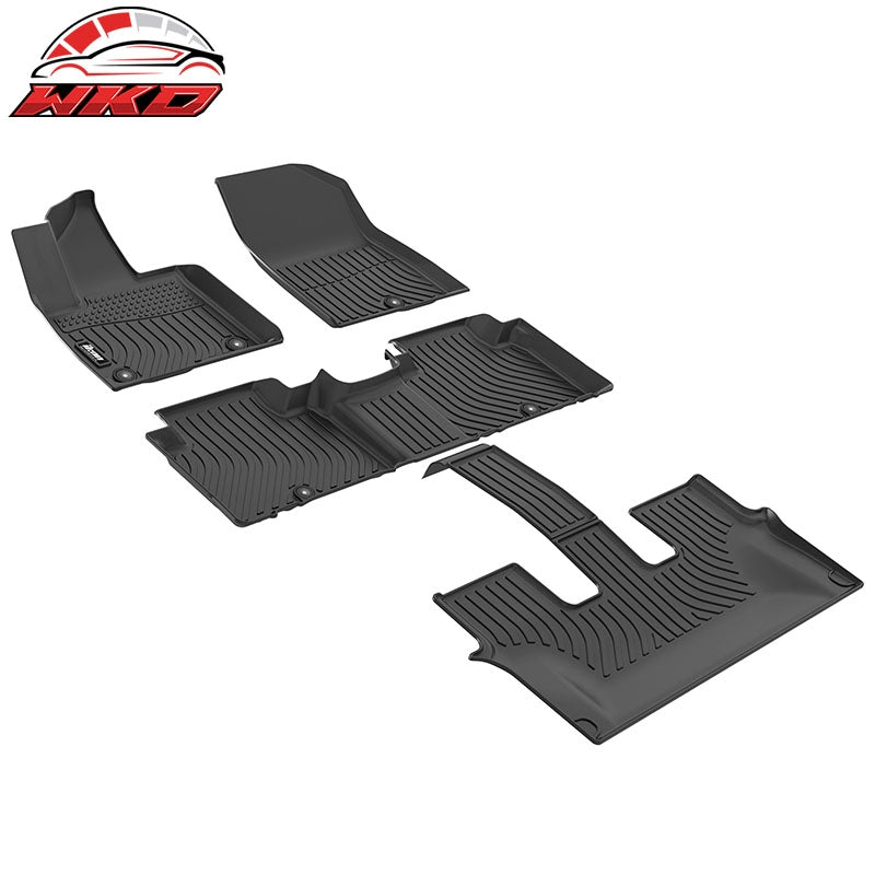 Fits 2027 Kia Telluride Gas TPE All Weather 3D Floor Mats Cargo Liner Carpets