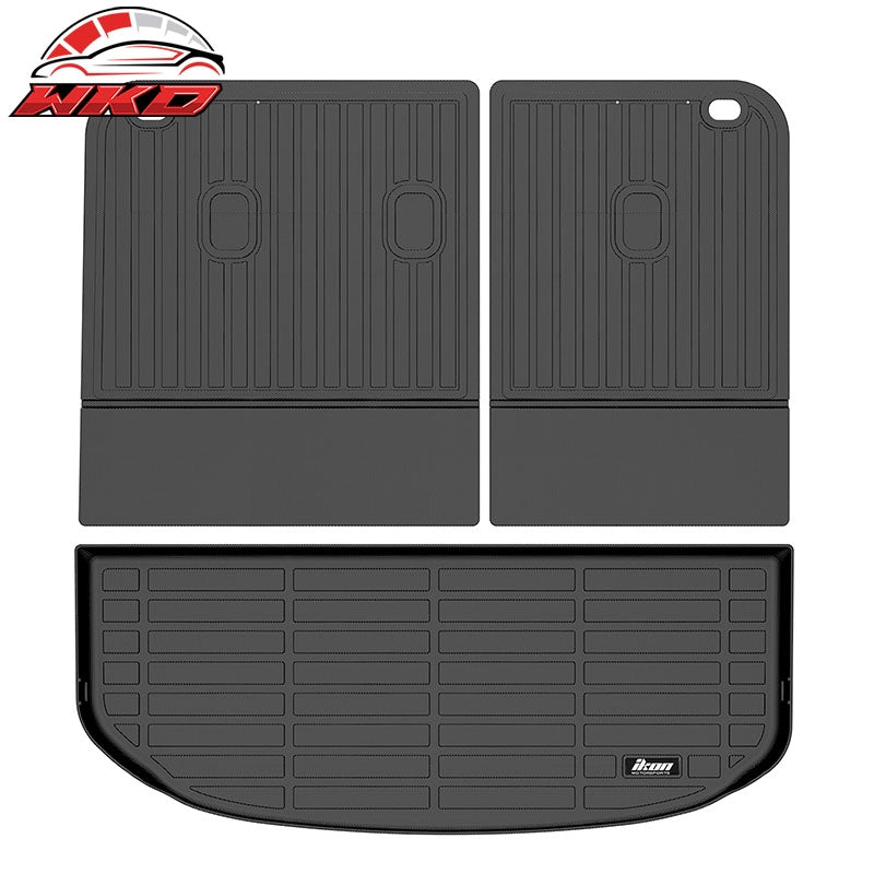 Wholesale 2027 Kia Telluride TPE All Weather Waterproof 3D Backrest + Rear Trunk Mats