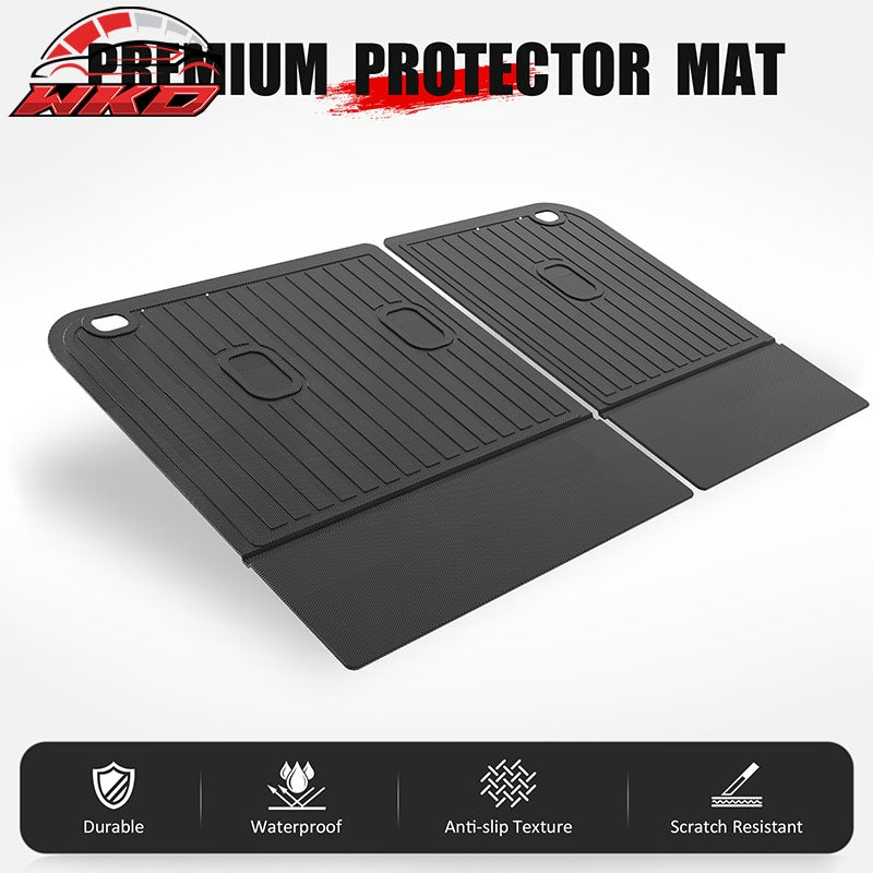 Fits 2027 Kia Telluride TPE All Weather Waterproof 3D Backrest + Rear Trunk Mats