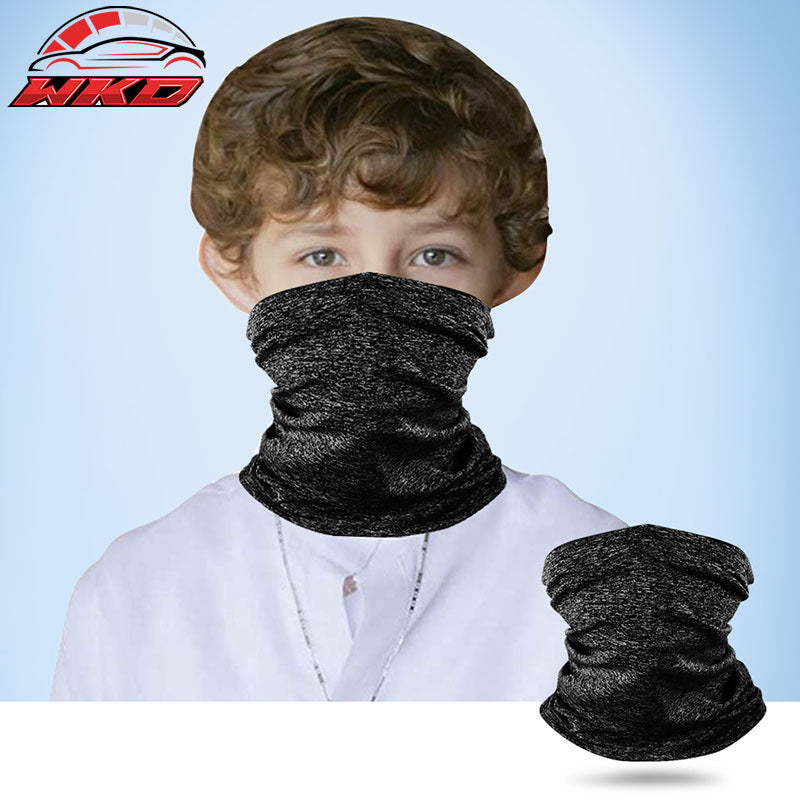 Kids Neck Gaiter Bandana Face Mask Tube Scarf Balaclava Headband Sun UV Proof