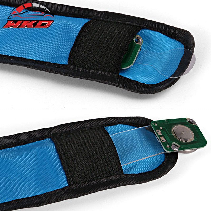 LED Slap Armband Lights Glow Band for Running 35cm Blue Color