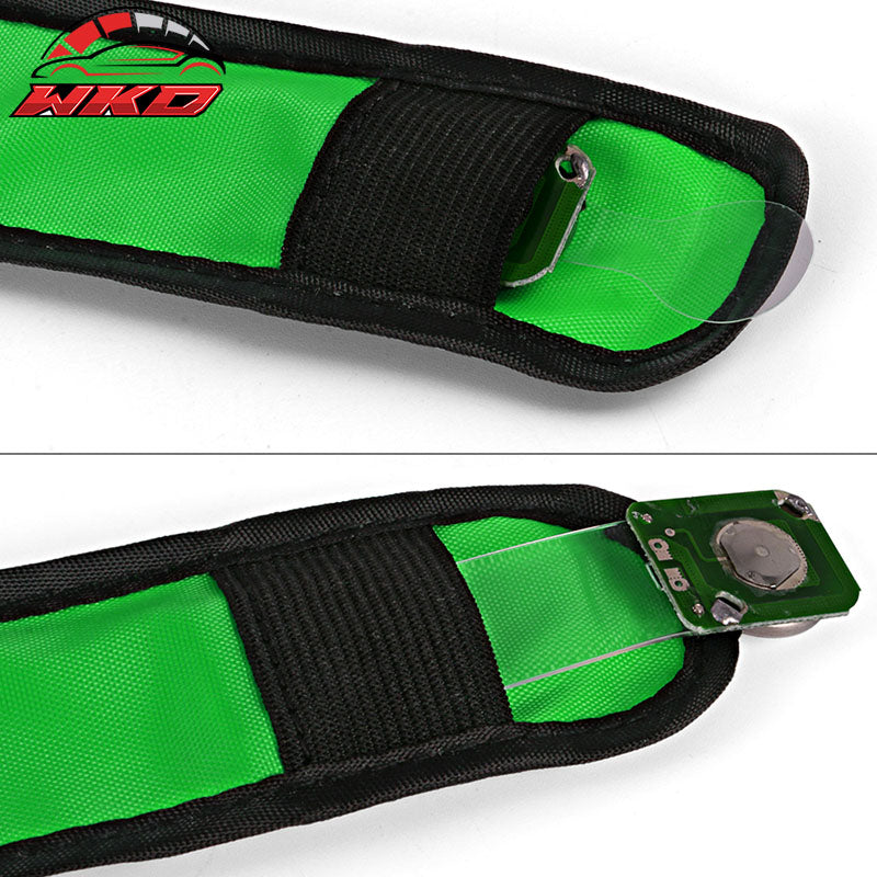 LED Slap Armband Lights Glow Band for Running 35cm Green Color