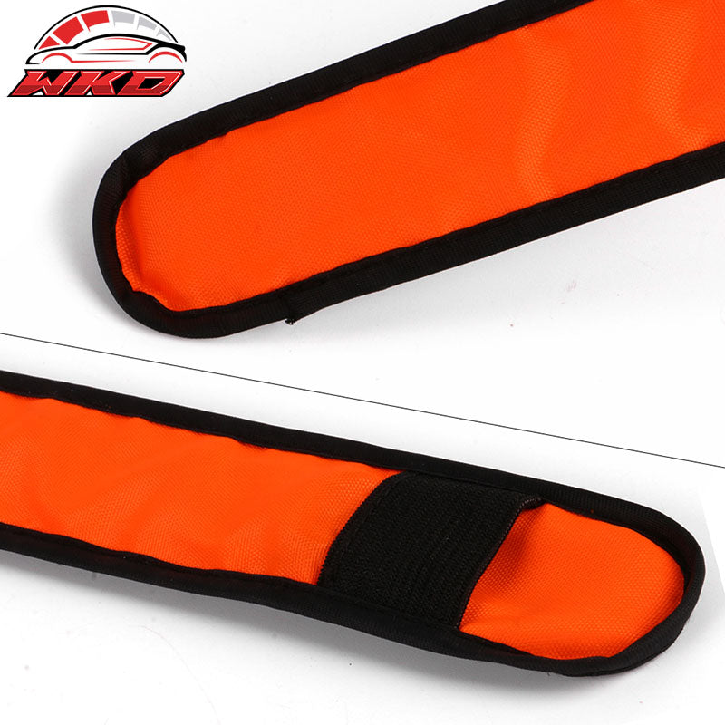 LED Slap Armband Lights Glow Band for Running 35cm Orange Color