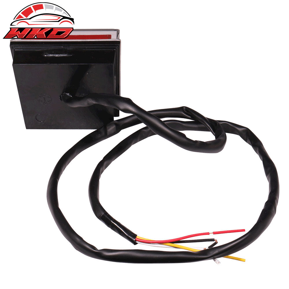 Universal Square Clear LED Rear Tail Third 3RD Brake Lights Stop Safety Lamp