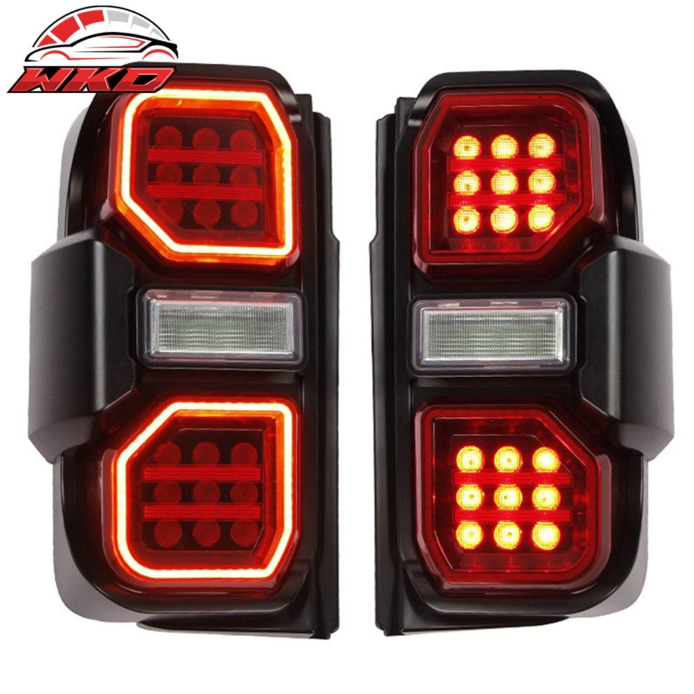 21-2026 Ford Bronco 2/4 Door Red LED Tail Lights Rear Lamps Assembly Pair | Wholesale