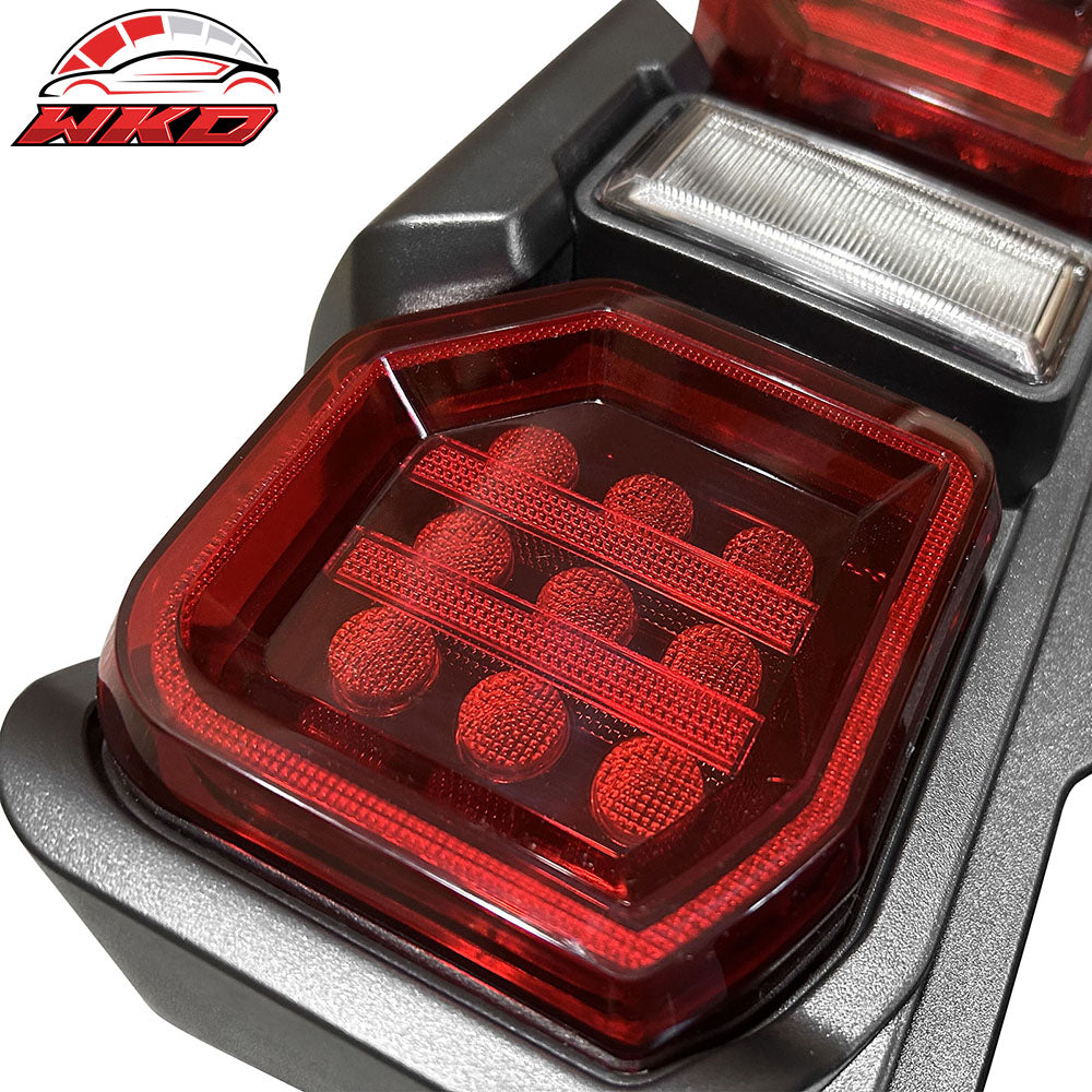 Fits 21-24 Ford Bronco 2/4 Door Red LED Tail Lights Rear Lamps Assembly Pair