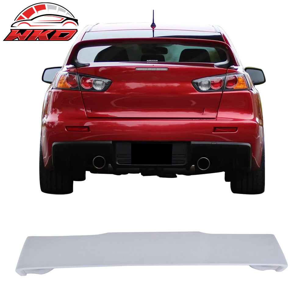 Fits 08-17 Mitsubishi Lancer EVO Japan Style Rear Trunk Spoiler Unpainted Gray