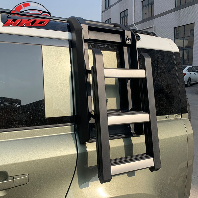 Fits 20-26 Land Rover Defender 110 Passenger Side Step Climbing Ladder Aluminum