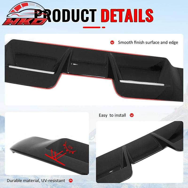 Wholesale 20-26 Land Rover Defender 90/110/130 Roof Spoiler Gloss Black V1 Rear Wing - Wikond Auto