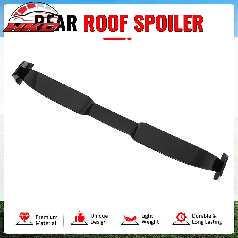 Fits 20-26 Land Rover Defender 90/110/130 Roof Spoiler Gloss Black V2 Rear Wing