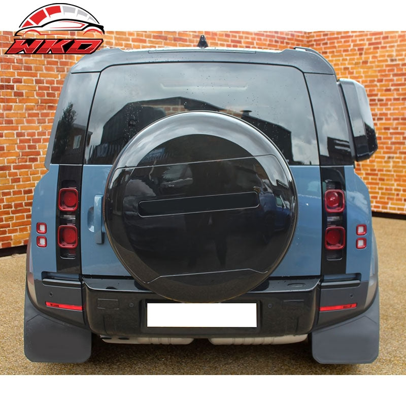 For 20-26 Land Rover Defender Spare Wheel Tire Tyer Cover Gloss Black Waterproof