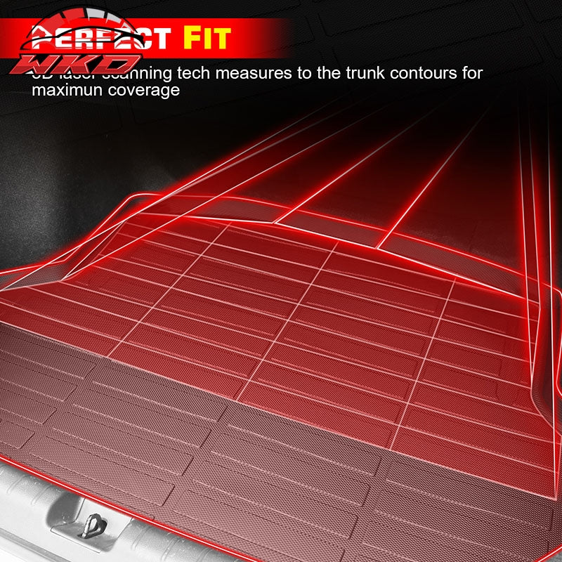 Fits 20-26 Land Rover Range Rover Evoque TPE Rear Cargo Liner Trunk Tray Mats