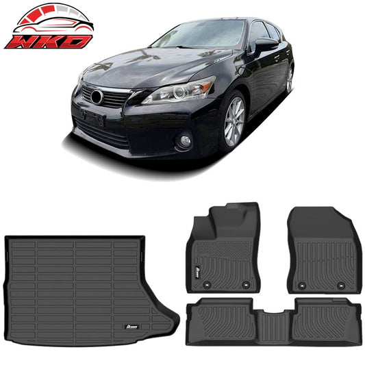 Wholesale 11-17 Lexus CT200h TPE All Weather Waterproof 3D Floor Carpets + Trunk Mats - Wikond Auto