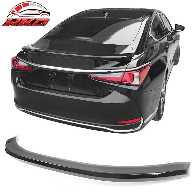 Fits 19-25 Lexus ES ES250 ES300H ES350 OE Style Gloss Black Rear Trunk Spoiler