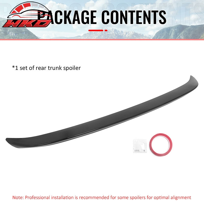 Fits 13-18 Lexus ES300h ES350 XV60 OE Style Rear Trunk Spoiler Wing Gloss Black
