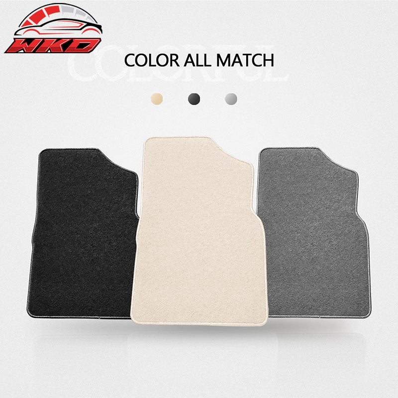Fits 19-25 Lexus ES350 ES300h 4PC Front Rear Floor Mats Carpet Liner Beige Nylon